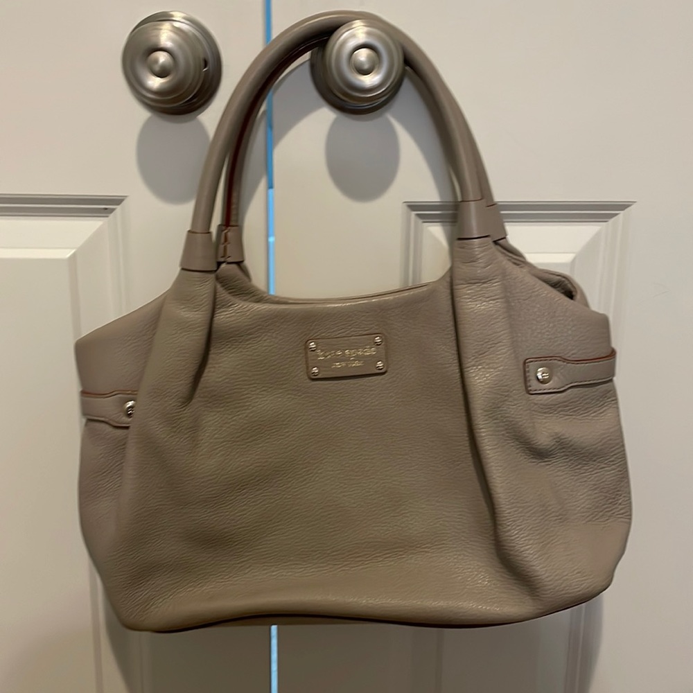 Gray Kade Spade Shoulder Bag